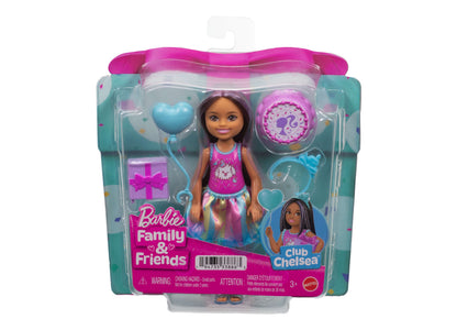 Barbie Club Chelsea Birthday-Themed Small Doll - Party Ready