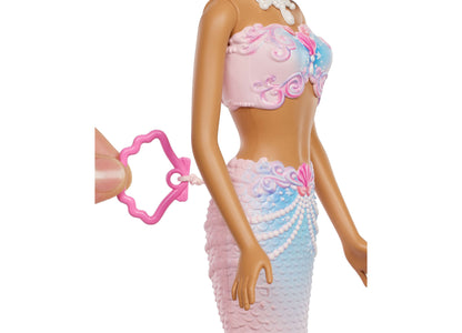 Barbie Bubble Sparkle Mermaid Doll with Bubble-Making Feature