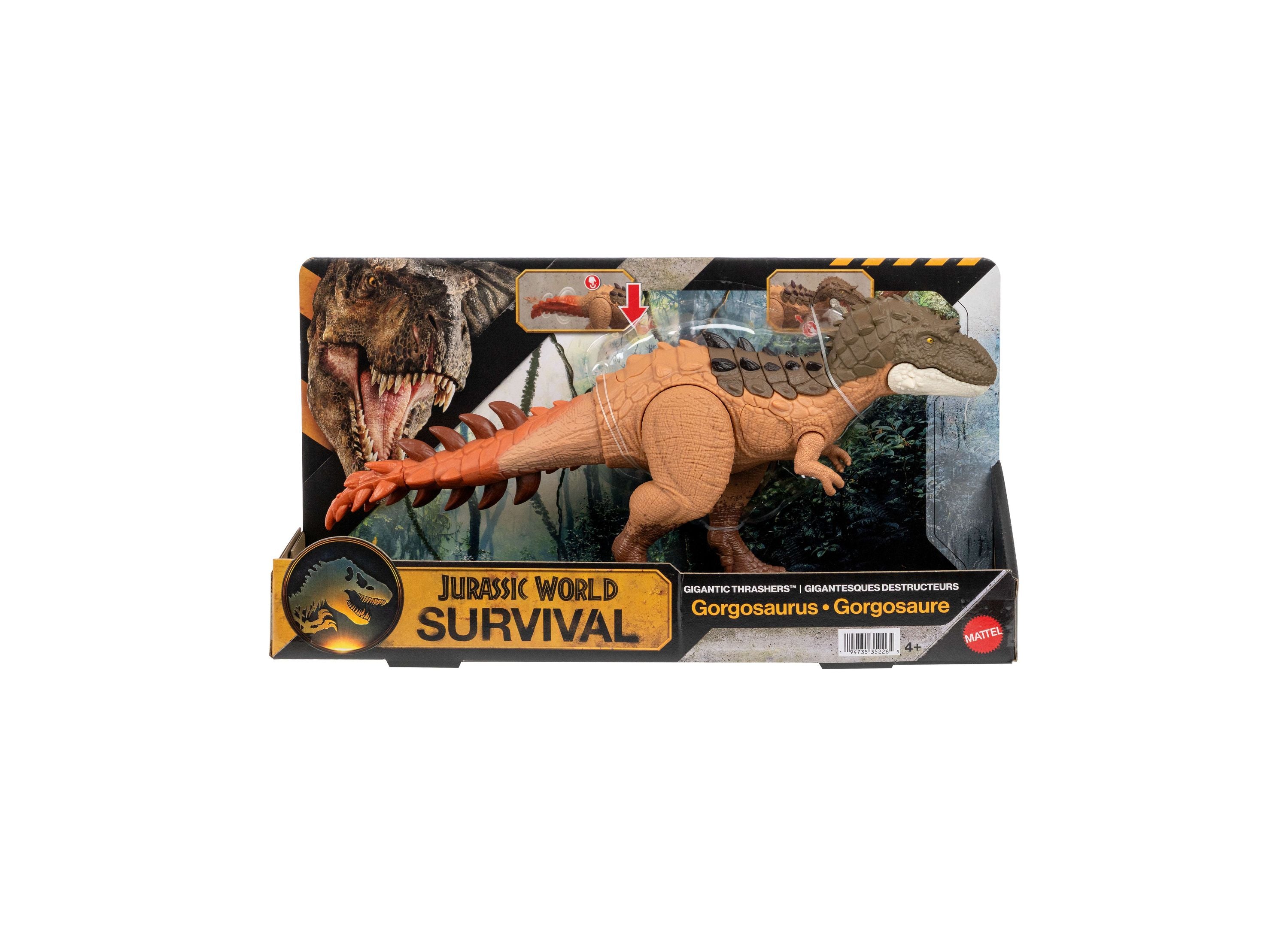 Jurassic World Gigantic Thrashers Gorgosaurus Dinosaur Action