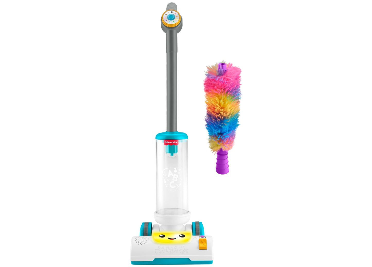 Fisher-Price Laugh & Learn - 2-in-1 Vacuum - Learning Toy for Toddlers