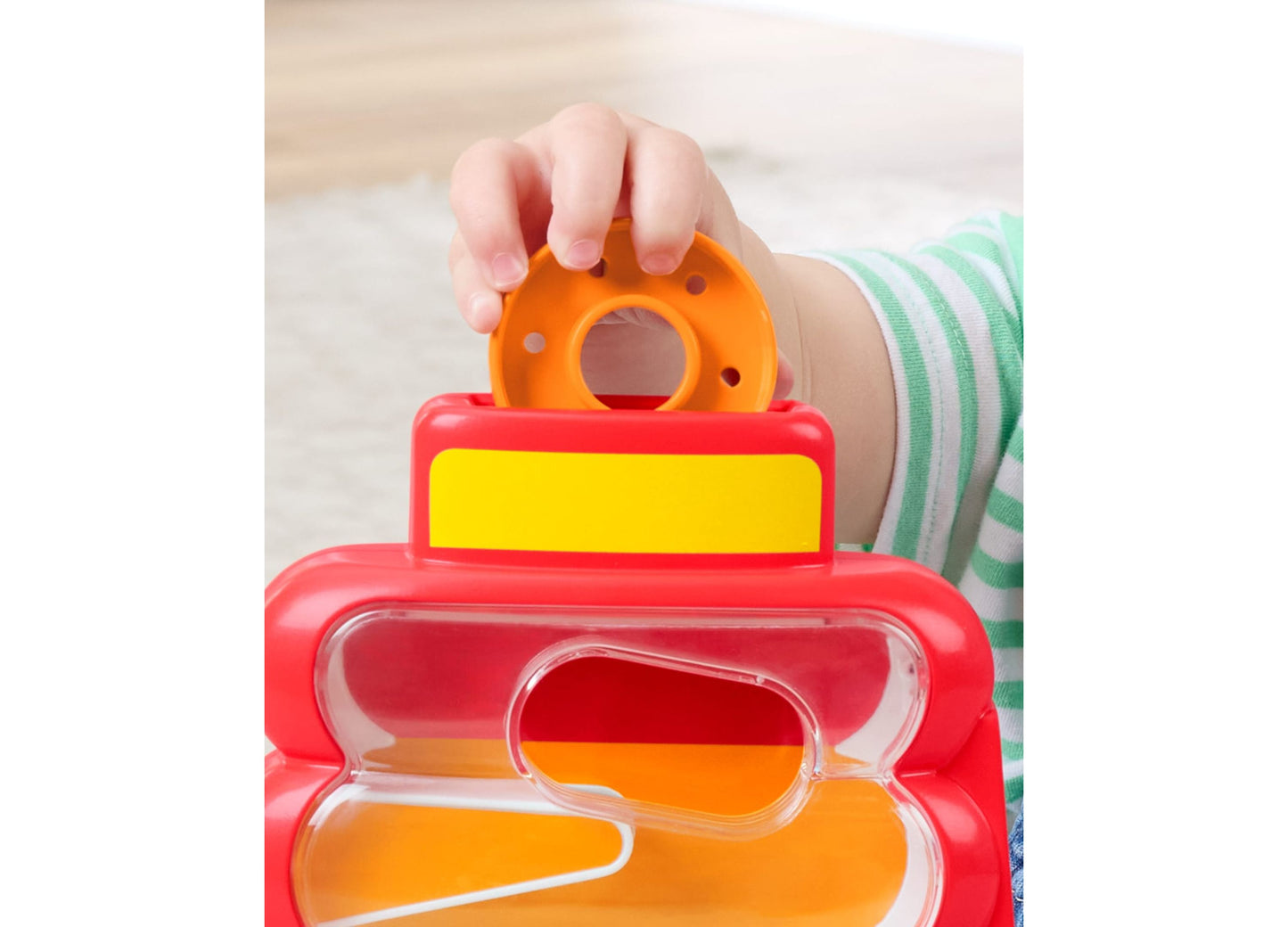 Fisher-Price Rock-a-Stack Developmental Play - Drop Through Tower with 5 Coins