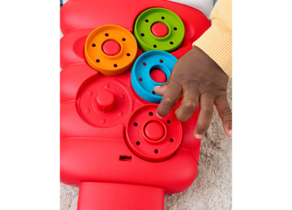 Fisher-Price Rock-a-Stack Developmental Play - Drop Through Tower with 5 Coins