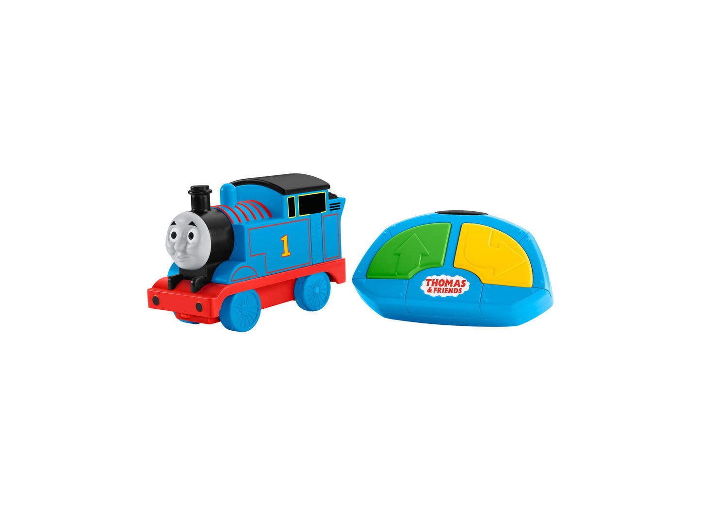 Thomas & Friends Remote Control Thomas Train with blue engine, red base, and blue controller