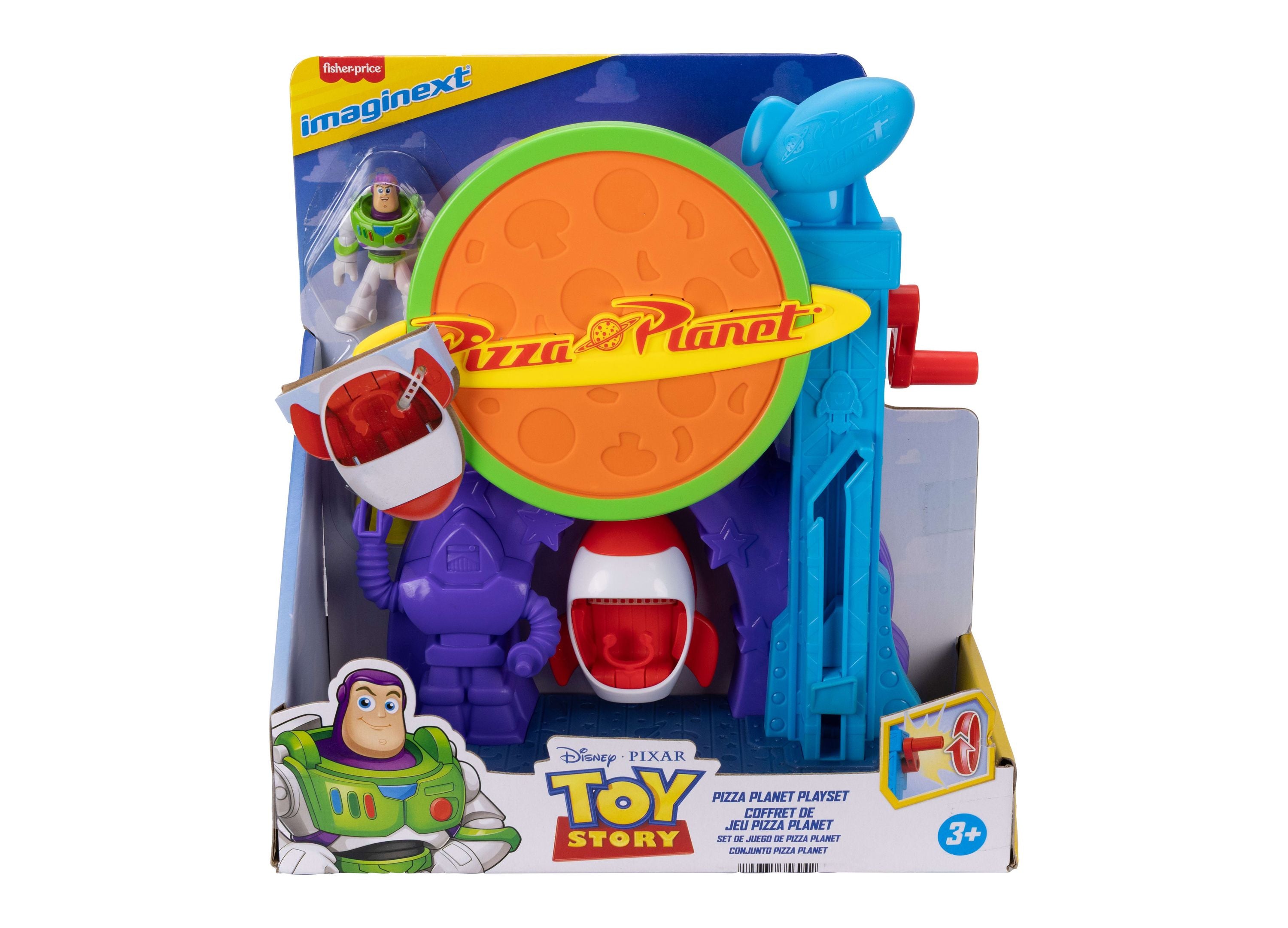 Imaginext Disney Pixar Toy Story Pizza Planet Playset With Buzz