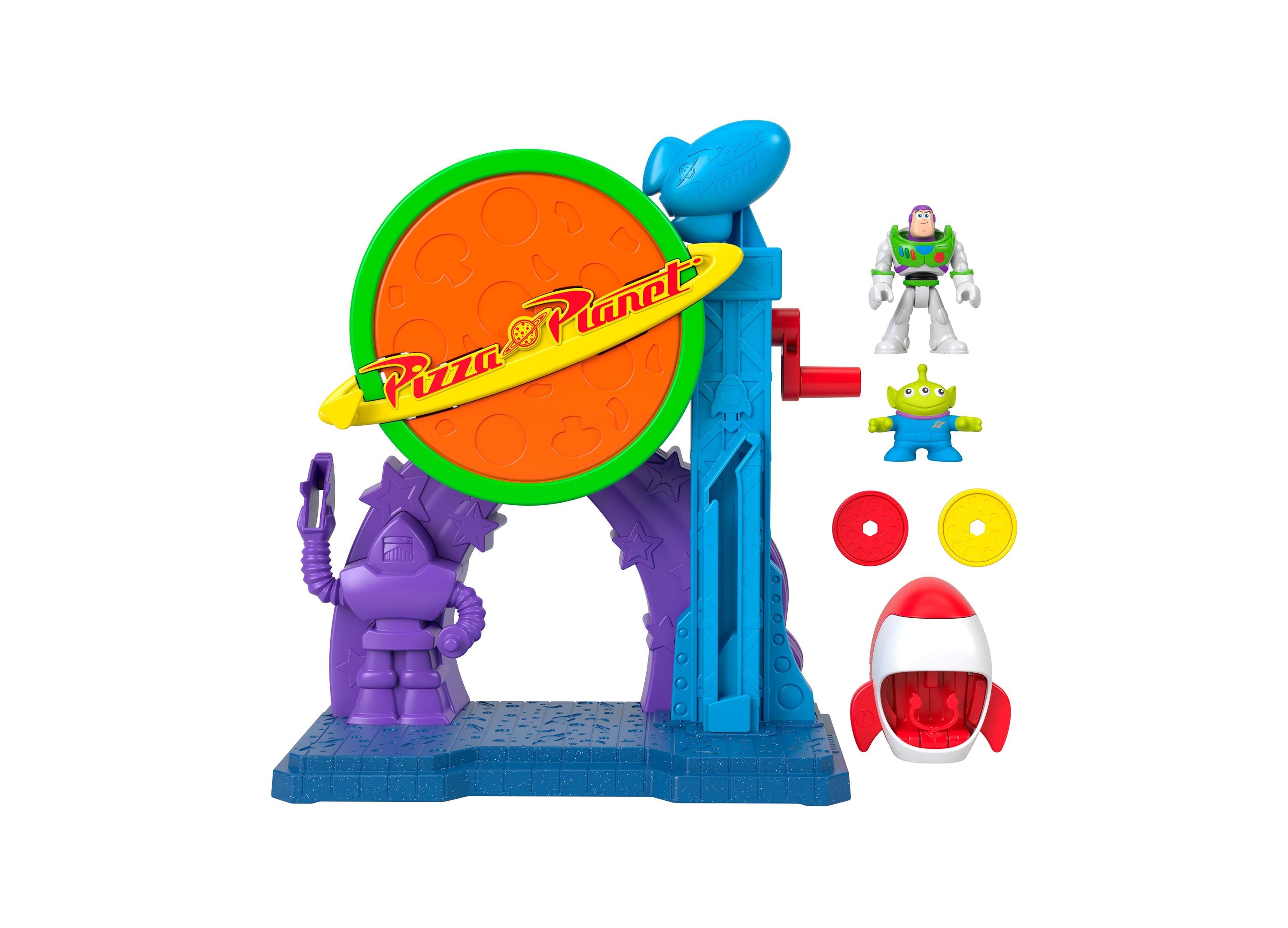 Imaginext Disney Pixar Toy Story Pizza Planet Playset With Buzz
