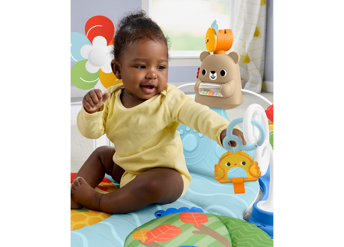 Fisher Price 3-in-1 Kick and Sway Activity Gym Sensory Delight Toys"R"Us Fisher Price 3-in-1 Kick and Sway Activity Gym Sensory Delight Toys"R"Us