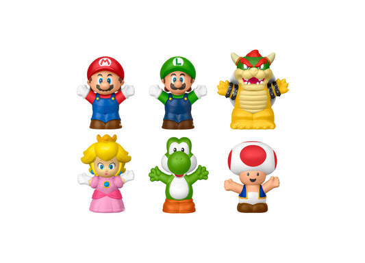 Fisher Price Little People Super Mario 6-Figure Playset