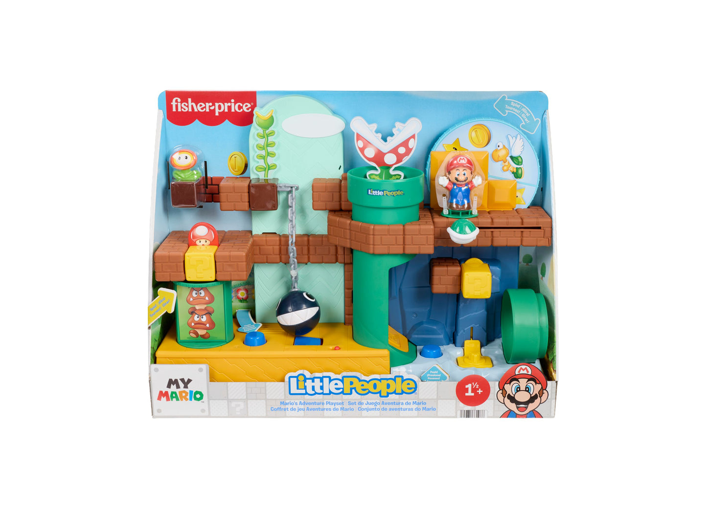 Fisher Price Little People My Mario Adventure Playset - Musical Fun