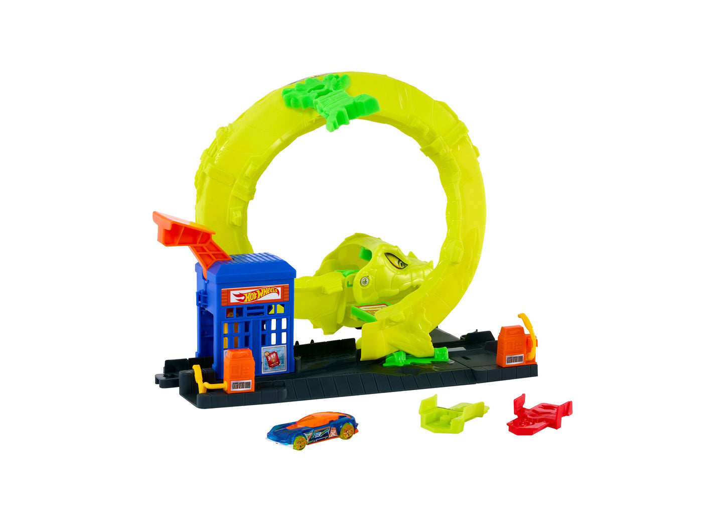 Hot Wheels Snake Spiral Attack Playset - Exciting Racing Action