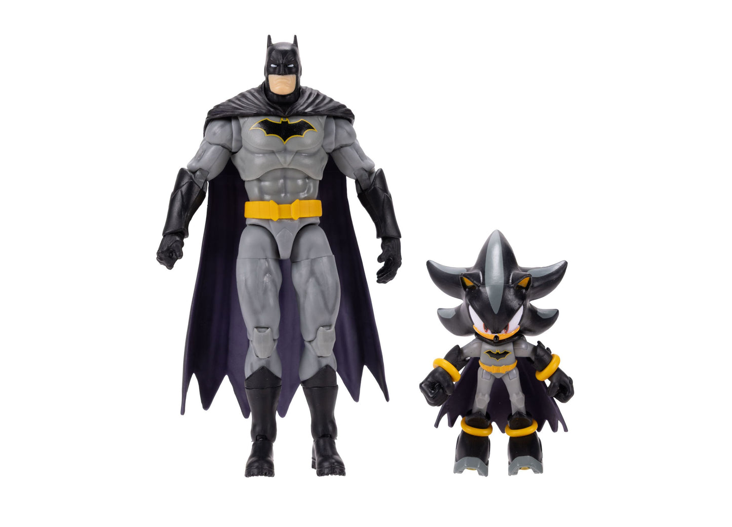 SEGA DC Comics Sonic & Batman 6-Inch Action Figures - Shadow & Batman Duo