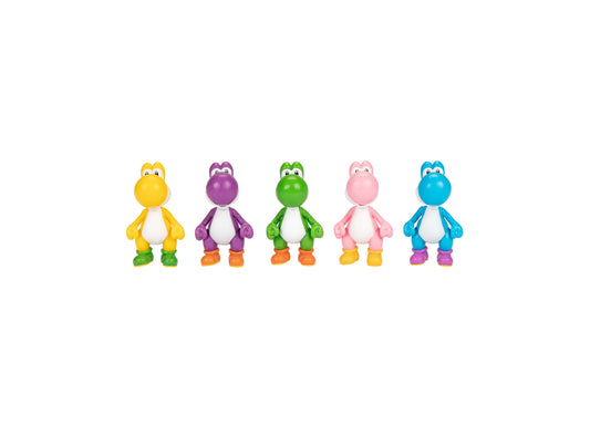 SUPER MARIO Yoshi Multipack 5-Inch Collectible Figure Set