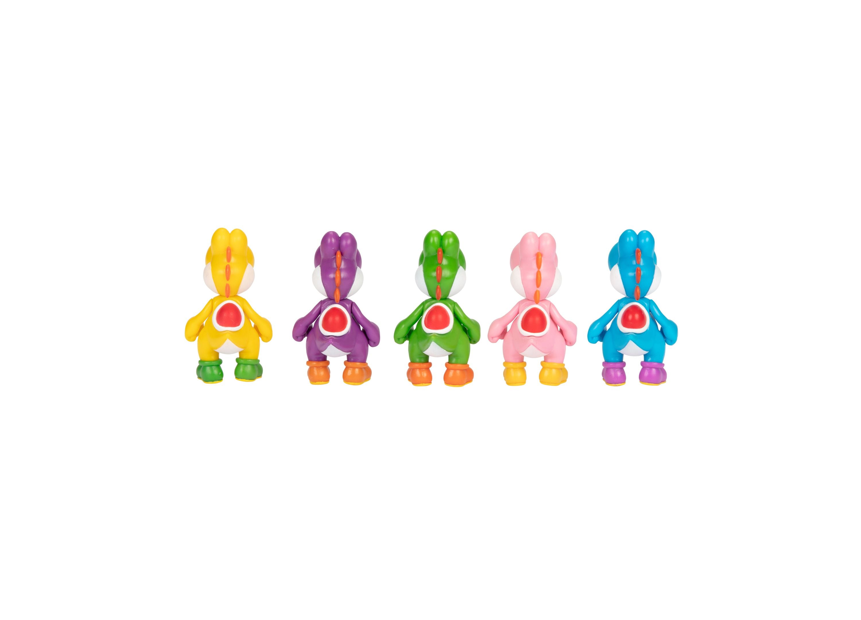 ヨッシーY SUPER MARIO Yoshi Multipack 5-Inch Collectible Figure Set – Toys