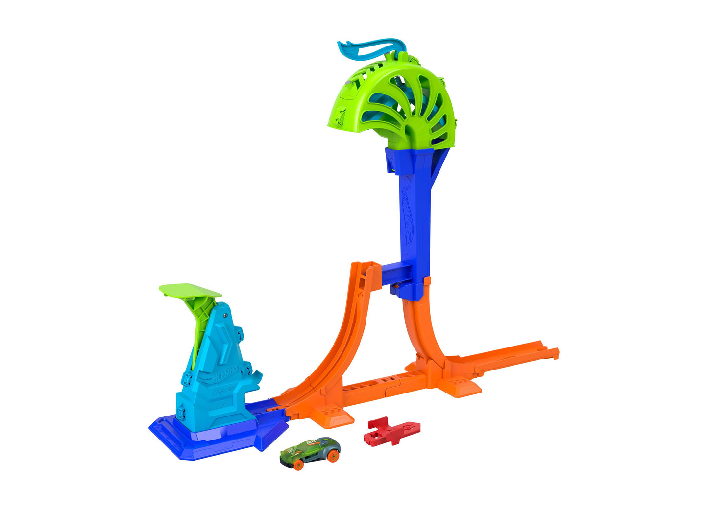 Hot Wheels Stunt Tracks Power Launch Champion Track Set