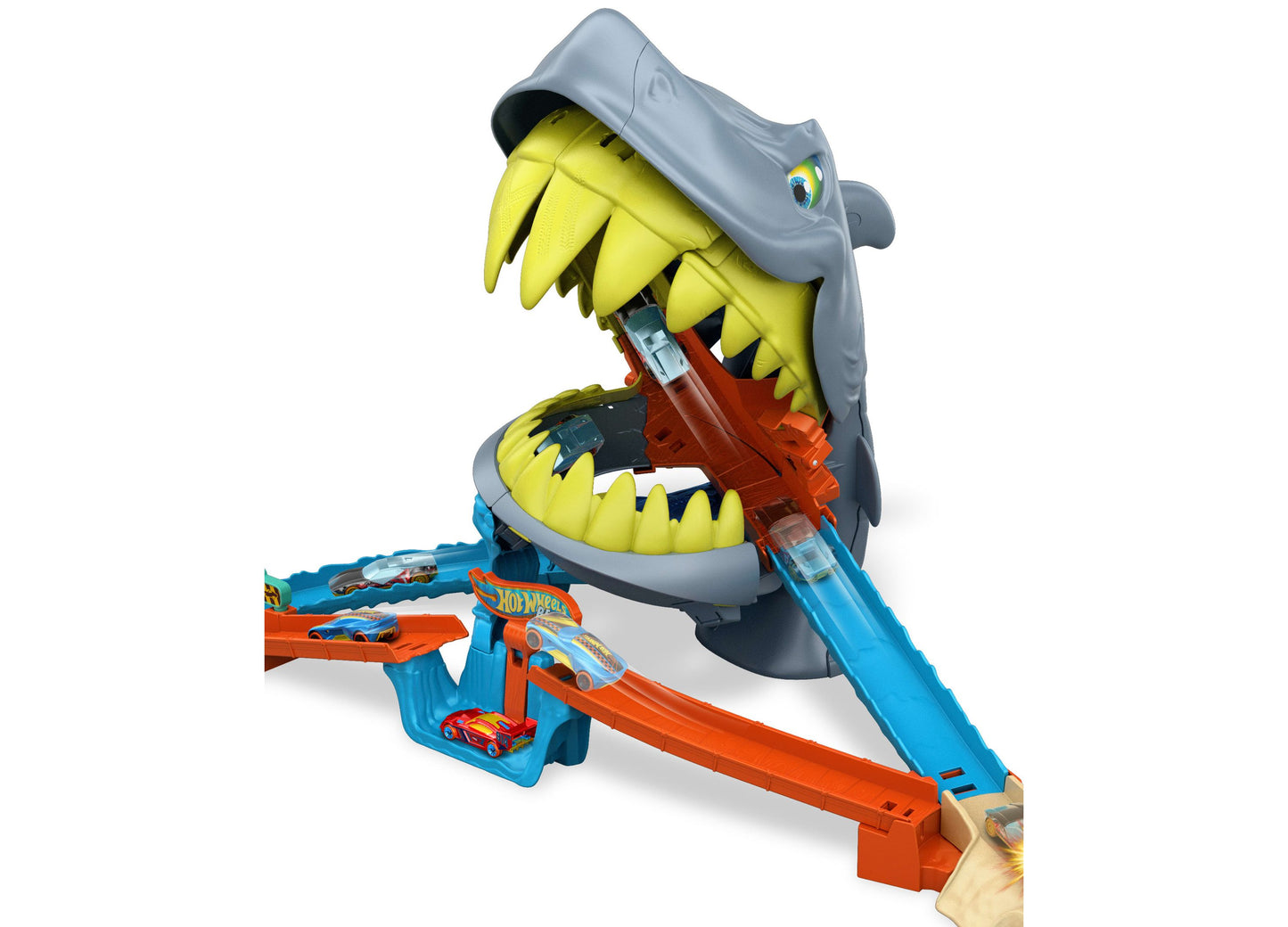 Hot Wheels City Shark Chomp Beach Playset