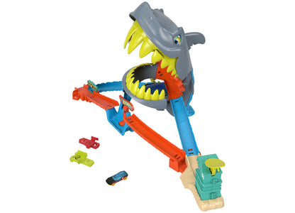 Hot Wheels City Shark Chomp Beach Playset