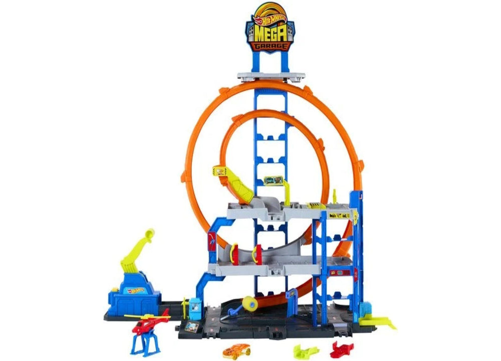 Hot Wheels Mega Loop Garage - Ultimate Racing Playset