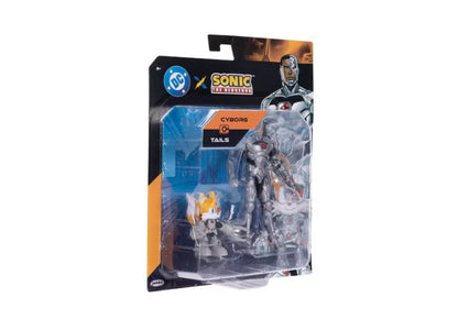 Sonic The Hedgehog Deluxe Action Figures - Tails & Cyborg 6 Inch Collectibles