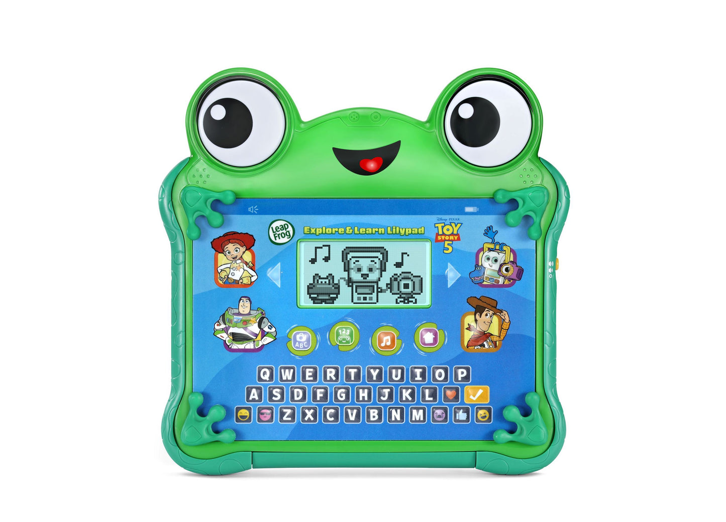 LeapFrog Toy Story 5 Explore & Learn Lilypad green educational tablet with frog design