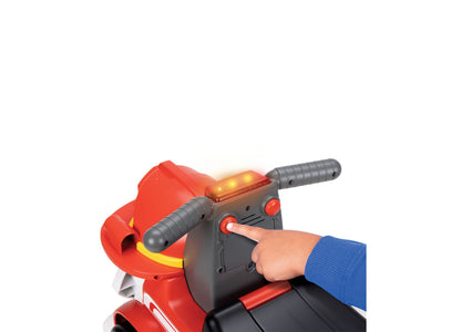 Paw Patrol Marshall Ride-On with interactive steering wheel and light-up features