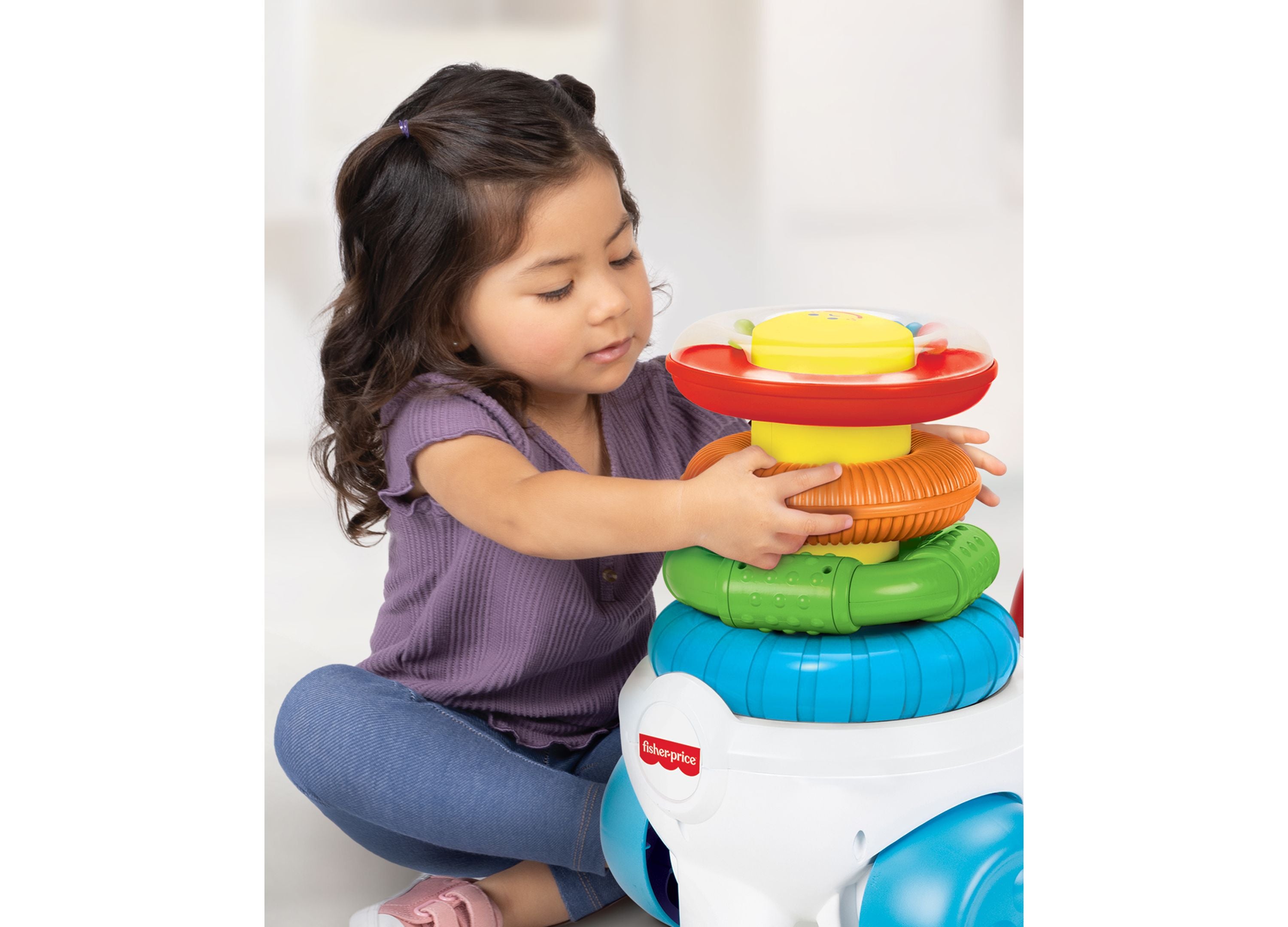 Fisher-Price Rock-A-Stack Ride-On Toy – Toys Fisher-Price Rock-A-Stack Ride-On Toy – Toys
