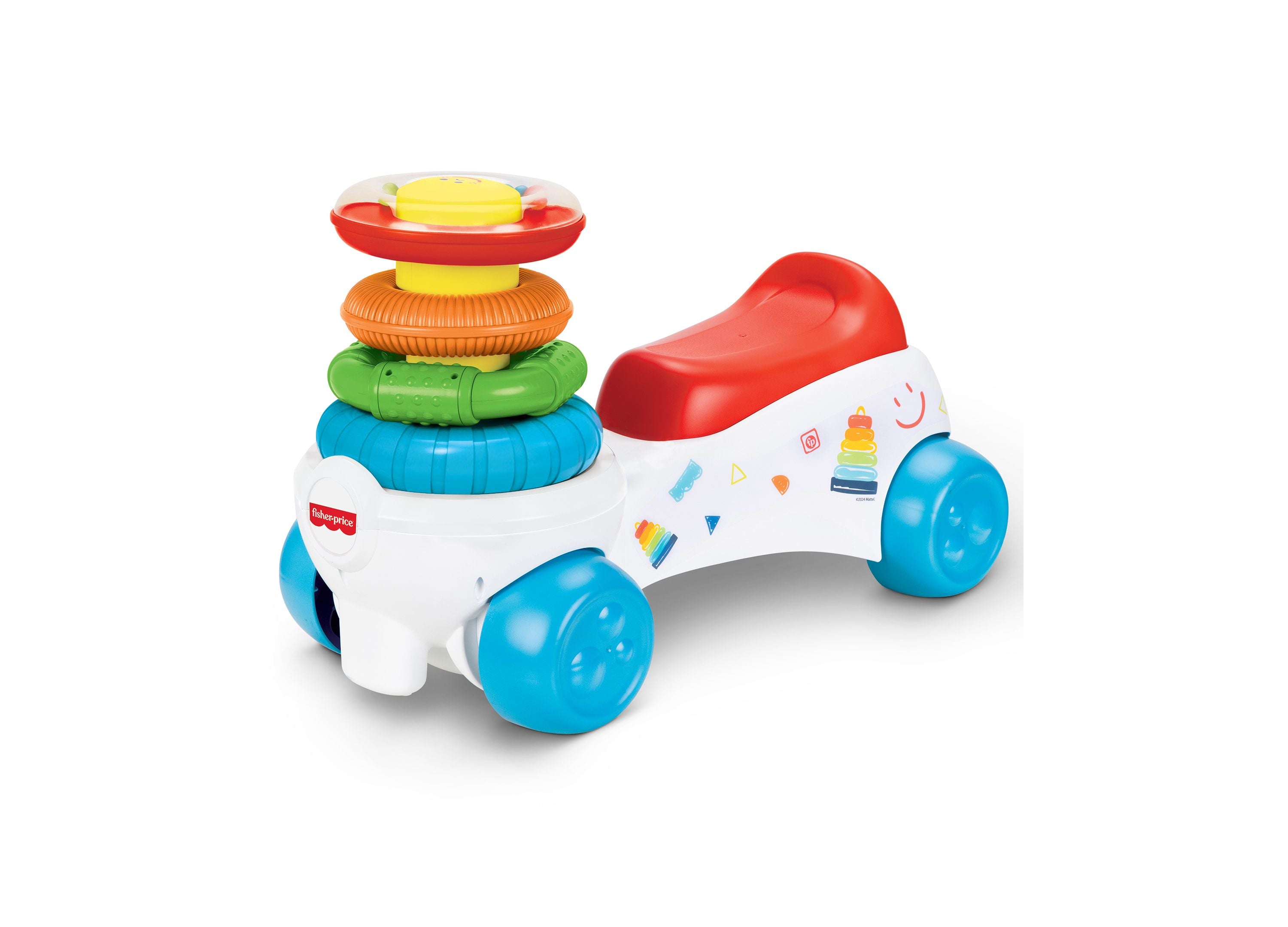 Fisher-Price Rock-A-Stack Ride-On Toy – Toys Fisher-Price Rock-A-Stack Ride-On Toy – Toys