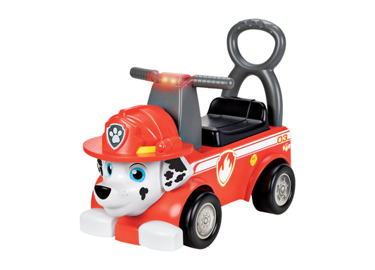 Paw Patrol Marshall red ride-on toy with sounds and push handle