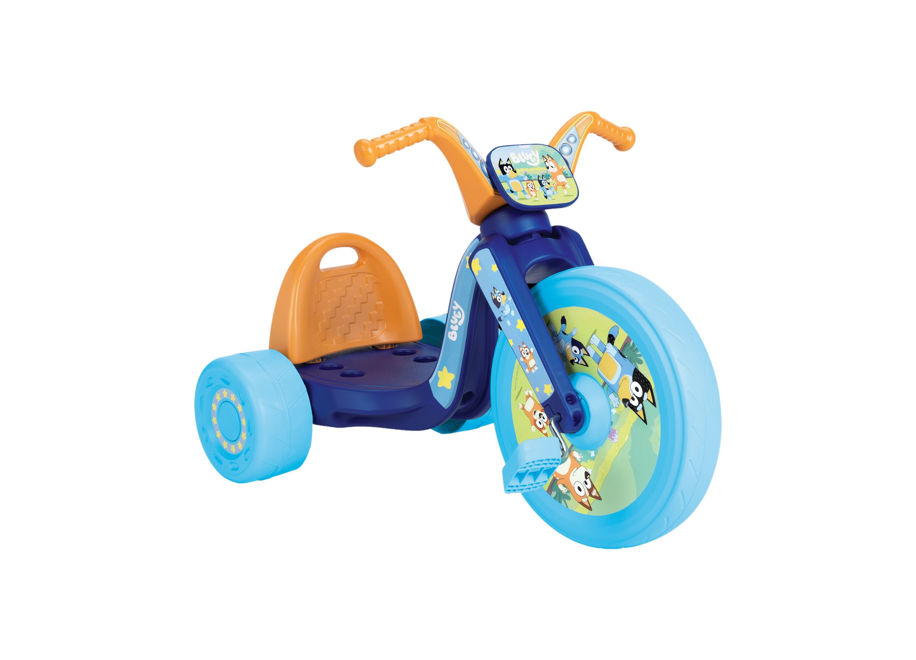 busy wheels MaiyaPen対応　ブルーイ　Bluey Bluey Fly Wheels 15-Inch Cruiser Trike With Sounds – Toys
