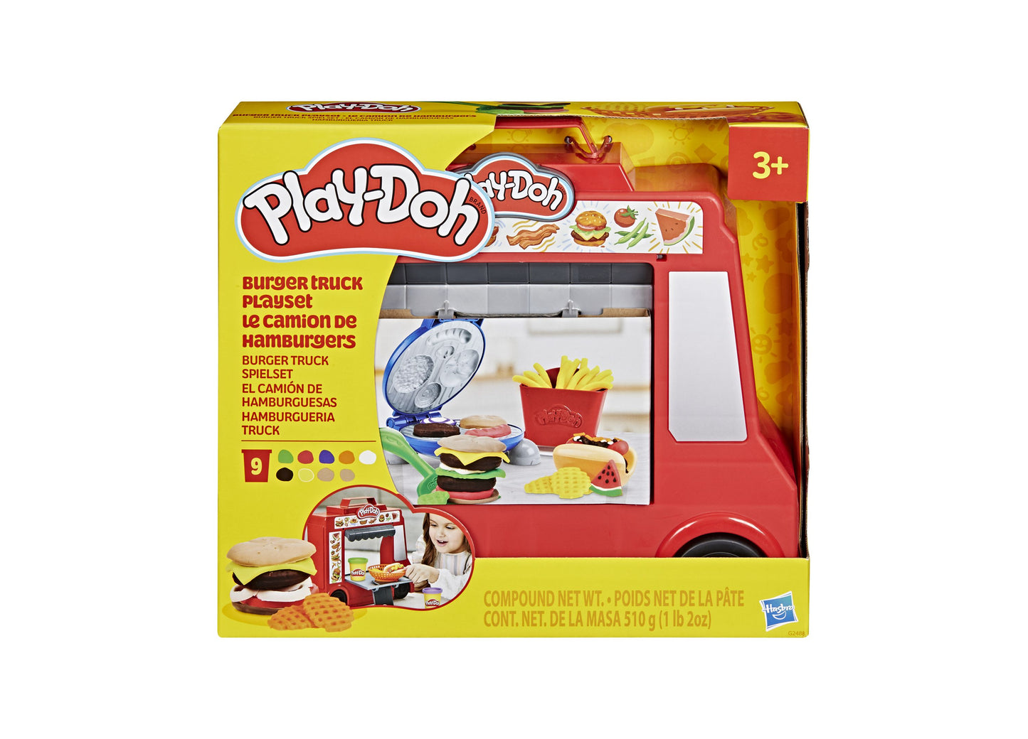 Play-Doh Burger Truck Creations Playset - Culinary Art Fun