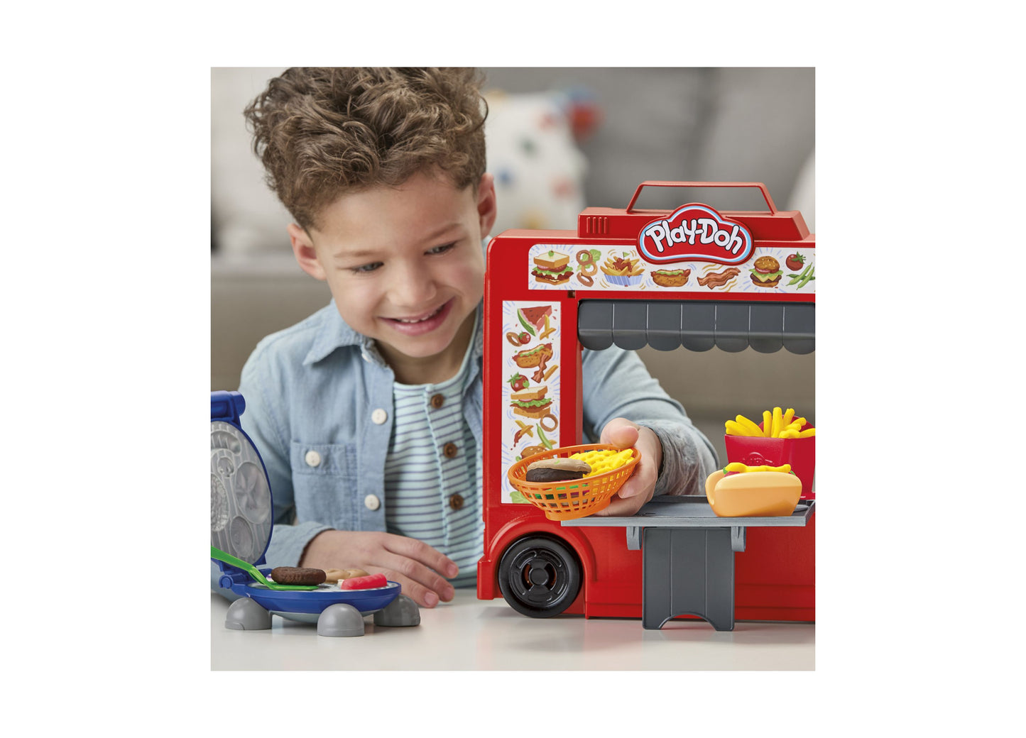 Play-Doh Burger Truck Creations Playset - Culinary Art Fun