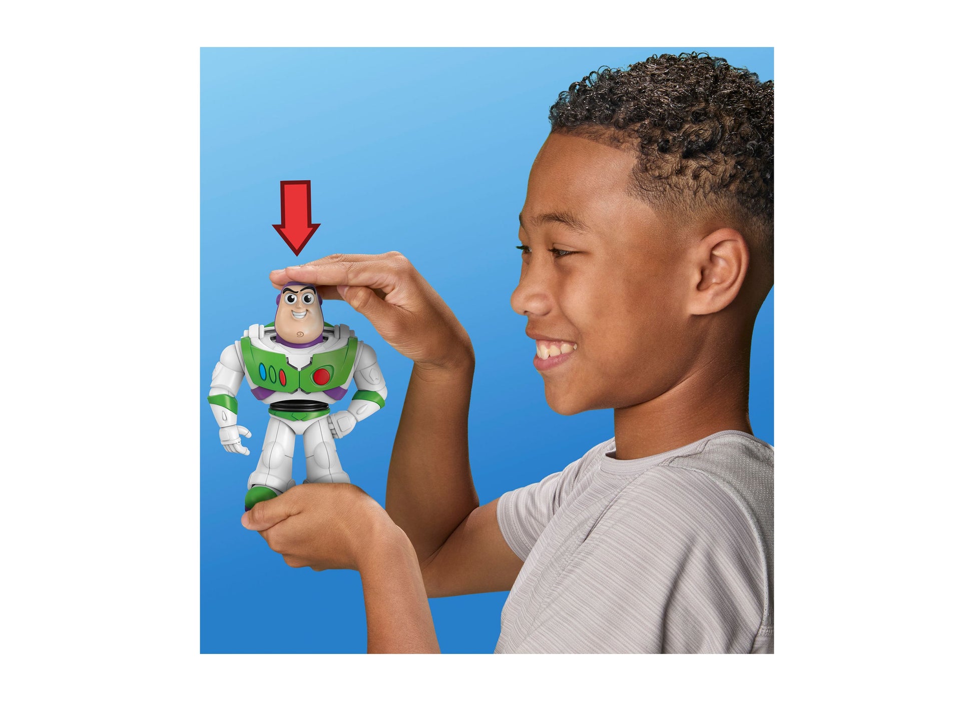 Hasbro Bop It Buzz Lightyear Edition toy game with green and white design