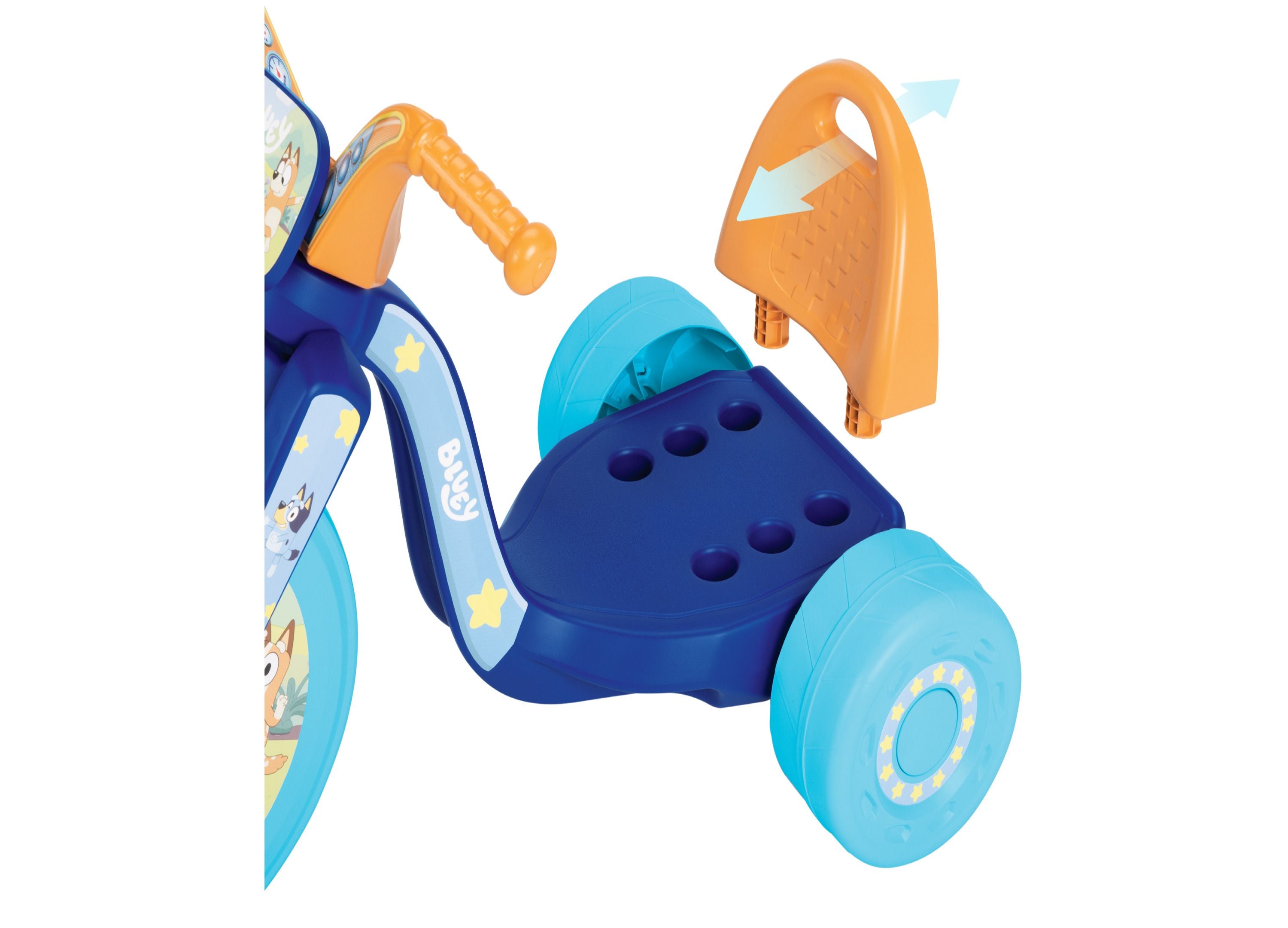 Bluey Fly Wheels 15-Inch Cruiser Trike With Sounds – Toys