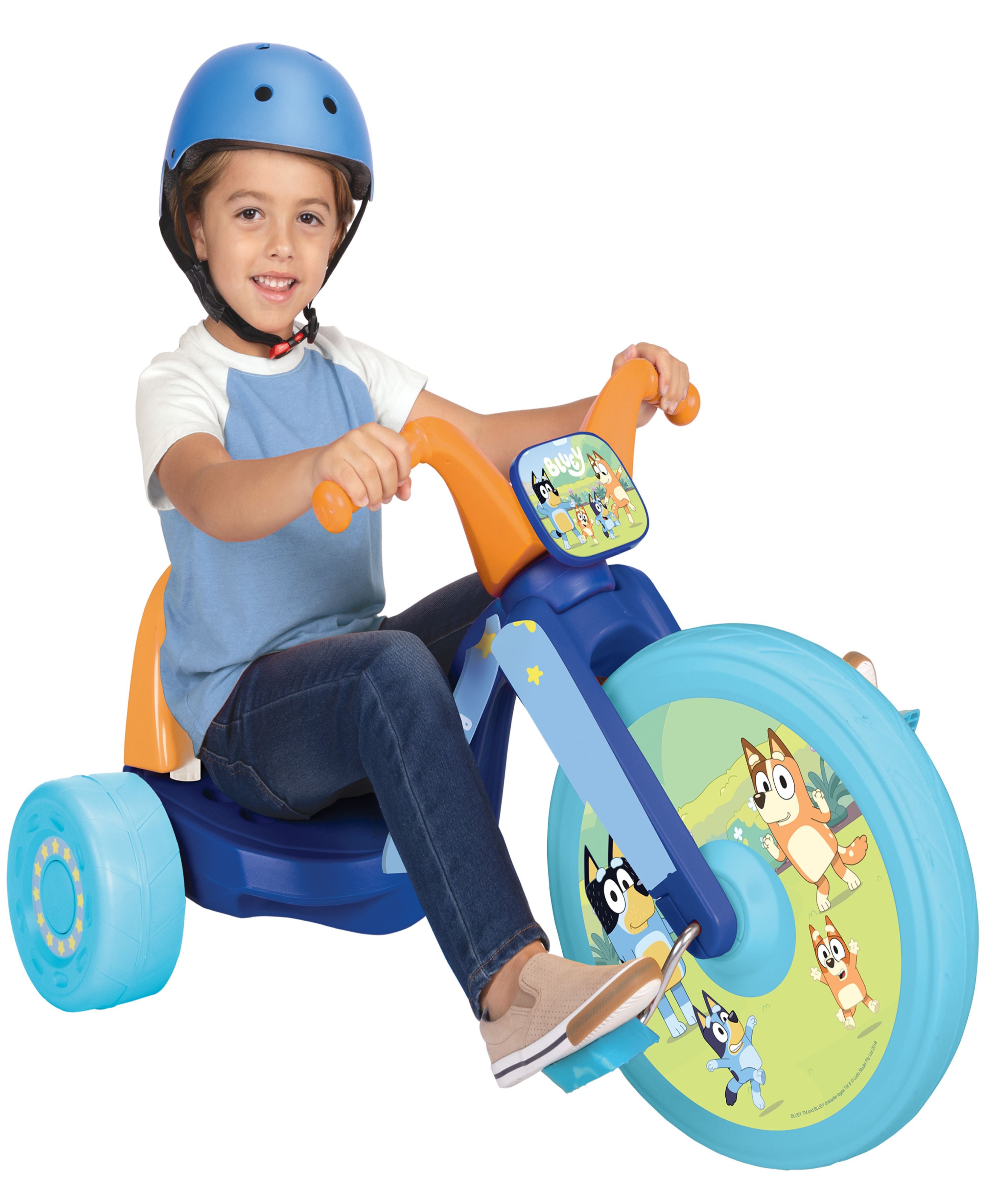 Bluey Fly Wheels 15-Inch Cruiser Trike With Sounds – Toys