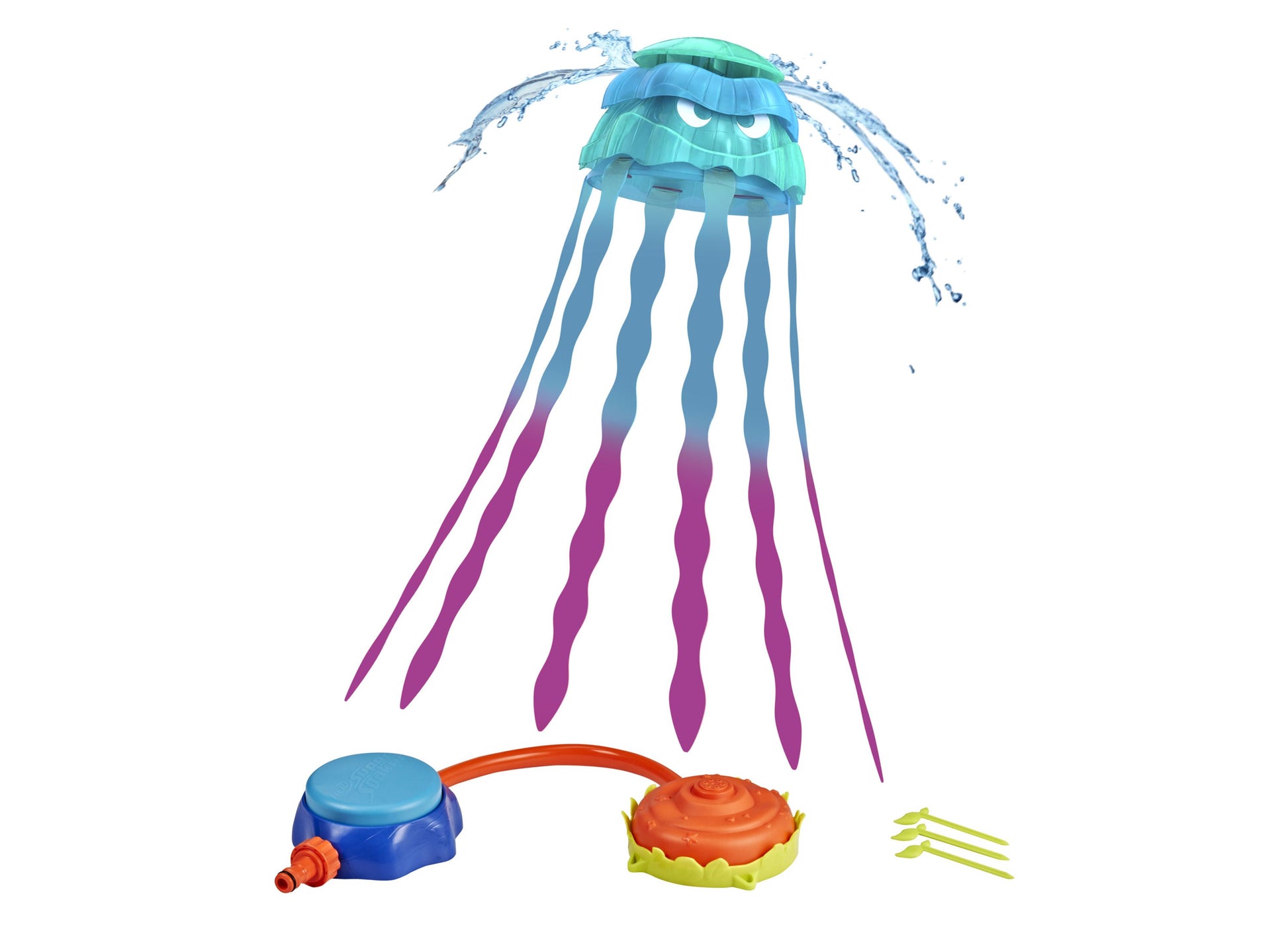 Nerf Super Soaker Stomp and Soak water toy with blue and purple tentacles