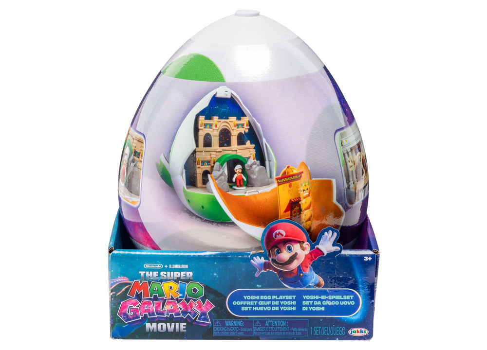 Super Mario Yoshi Egg Galaxy Movie Action Figure Playset