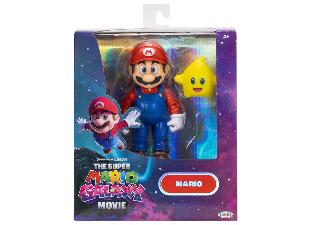 Super Mario Galaxy Movie - 5" Mario Action Figure Set