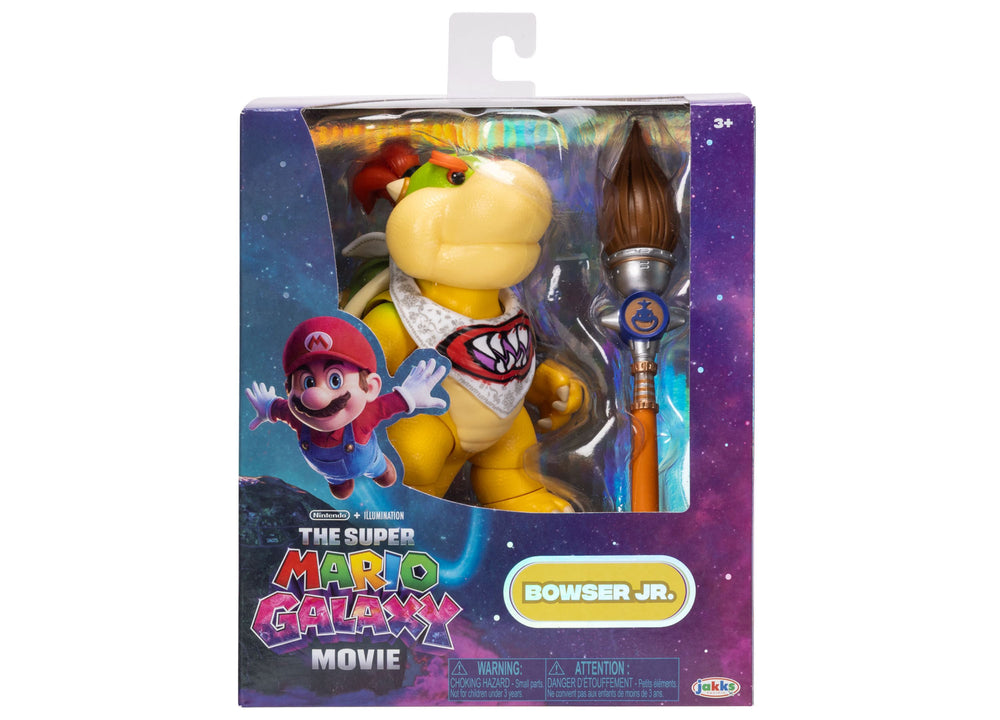 JAKKS Pacific Super Mario Galaxy Movie Bowser Jr. 5-Inch Action Figure Set