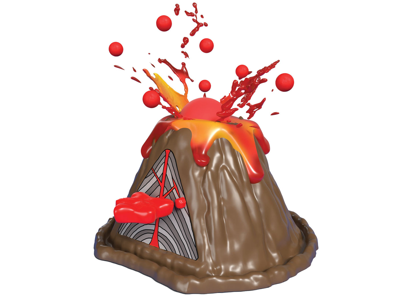 Thames & Kosmos Wow in the World Everlasting Volcano Toy with red lava eruption effect