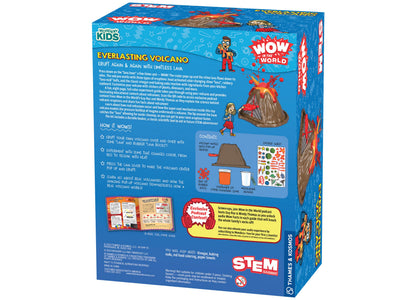 Thames & Kosmos Wow in the World Everlasting Volcano STEM toy with pop-up crater and slime lava