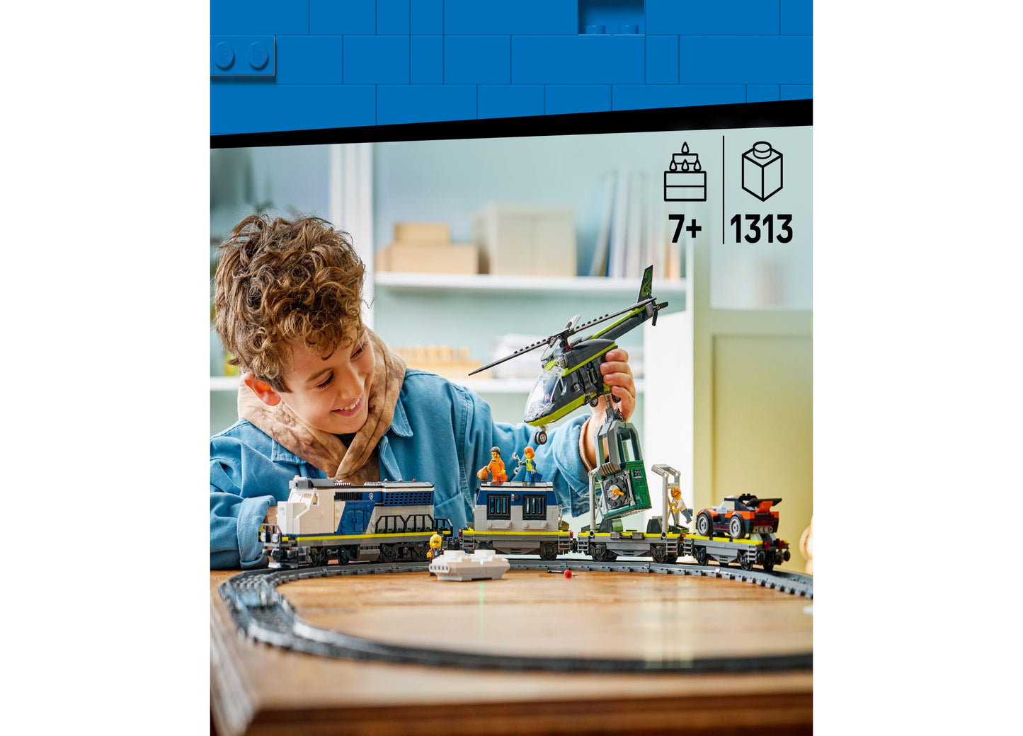 LEGO® City Police Train Heist Building Set, 60508