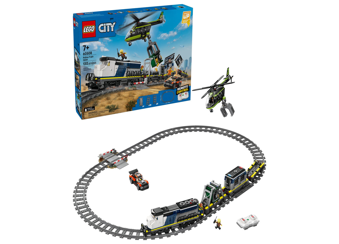 LEGO® City Police Train Heist Building Set, 60508
