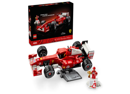 LEGO® Icons Ferrari F2004 Michael Schumacher F1 Car Model Building Set, 11375