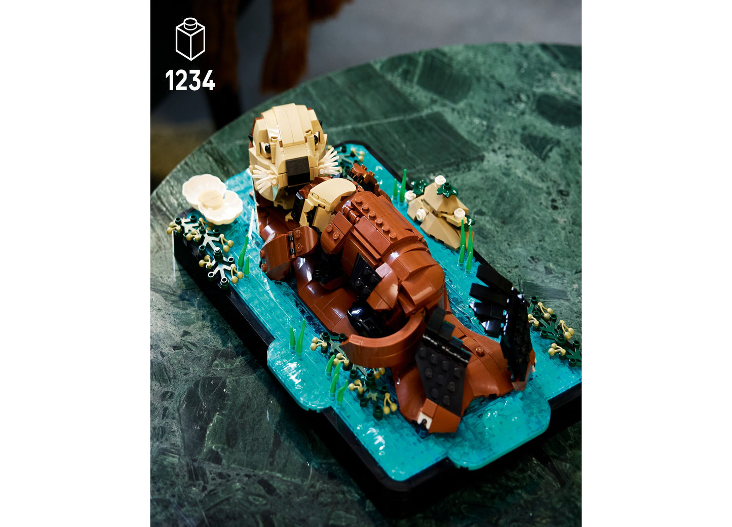 LEGO® Ideas Floating Sea Otter Building Set, 21366