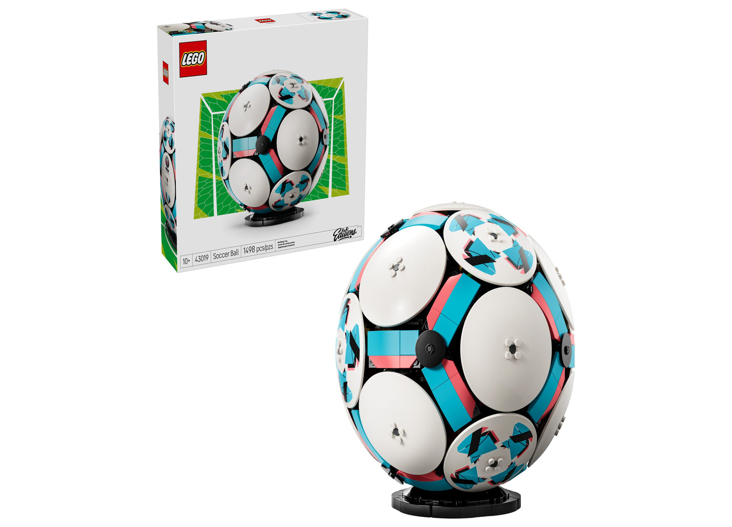 LEGO® Editions Soccer Ball Kids Building Toy, 43019
