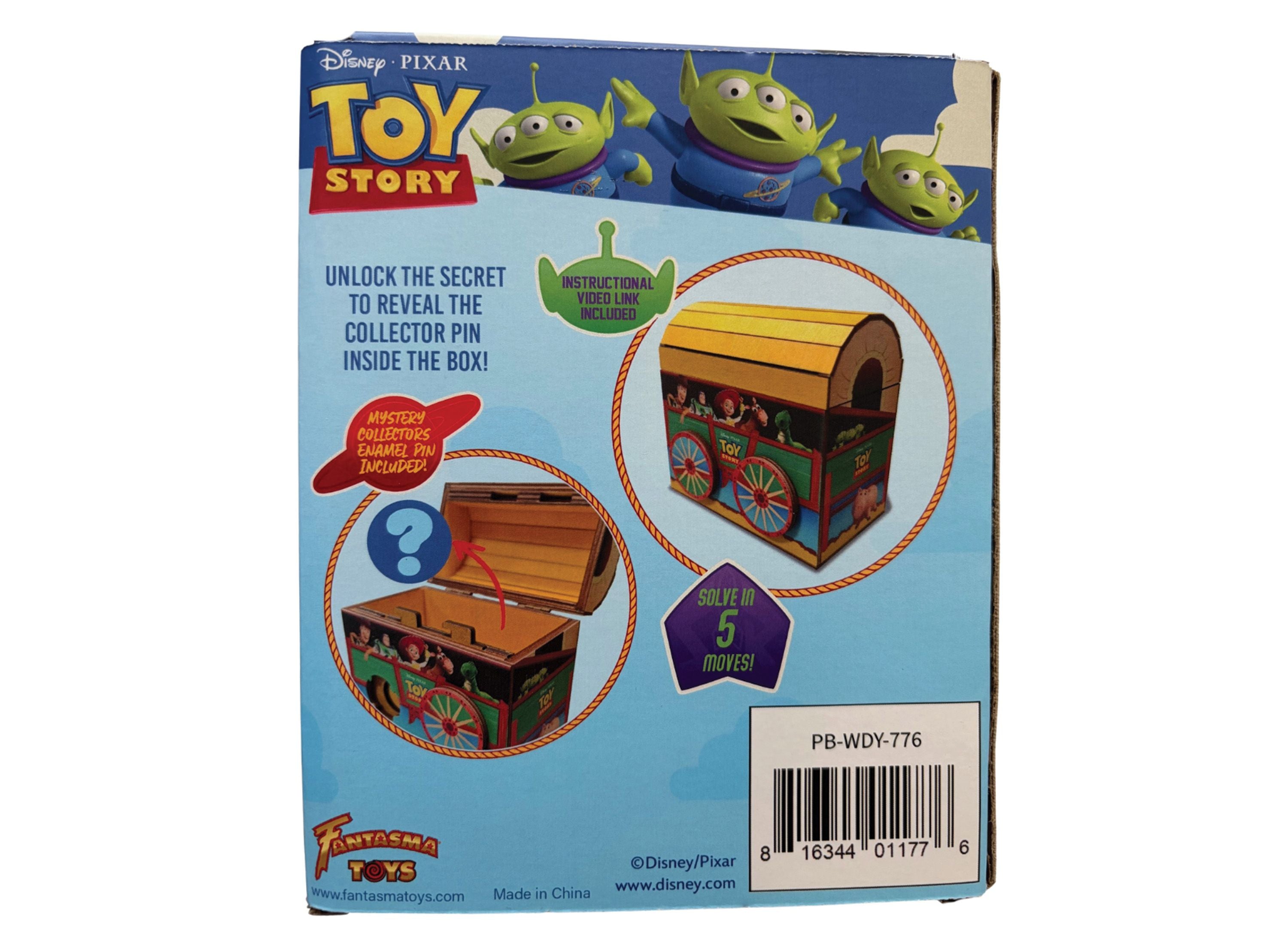 Fantasma Disney Toy Story Andy's Toy Chest Wooden Puzzle Box