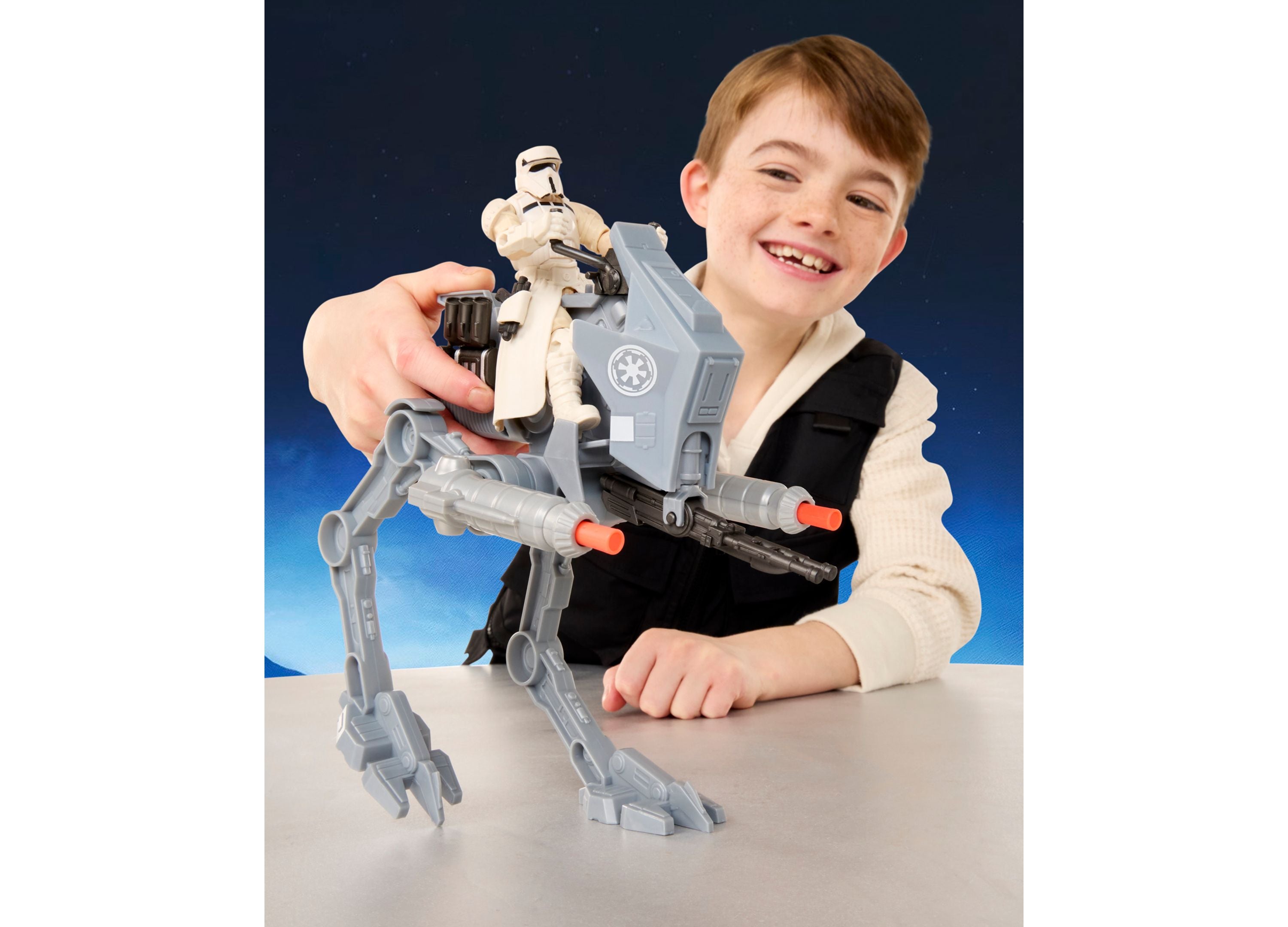 Star Wars ActionVerse AT-RT & Imperial Remnant AT-RT Driver