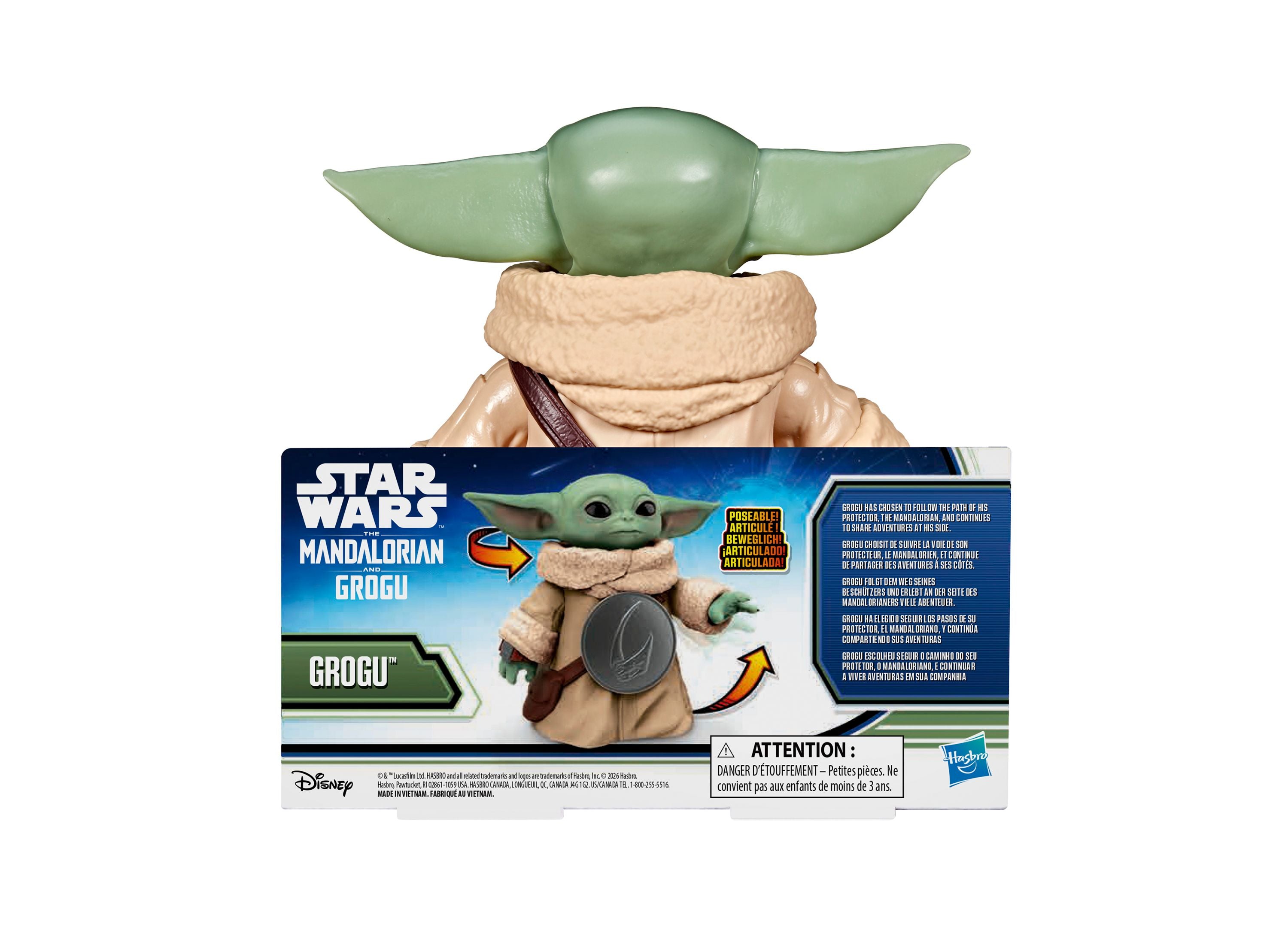 STAR WARS Mandalorian Grogu フィギュア Star Wars The Mandalorian Grogu 6.5-Inch Action Figure – Toys