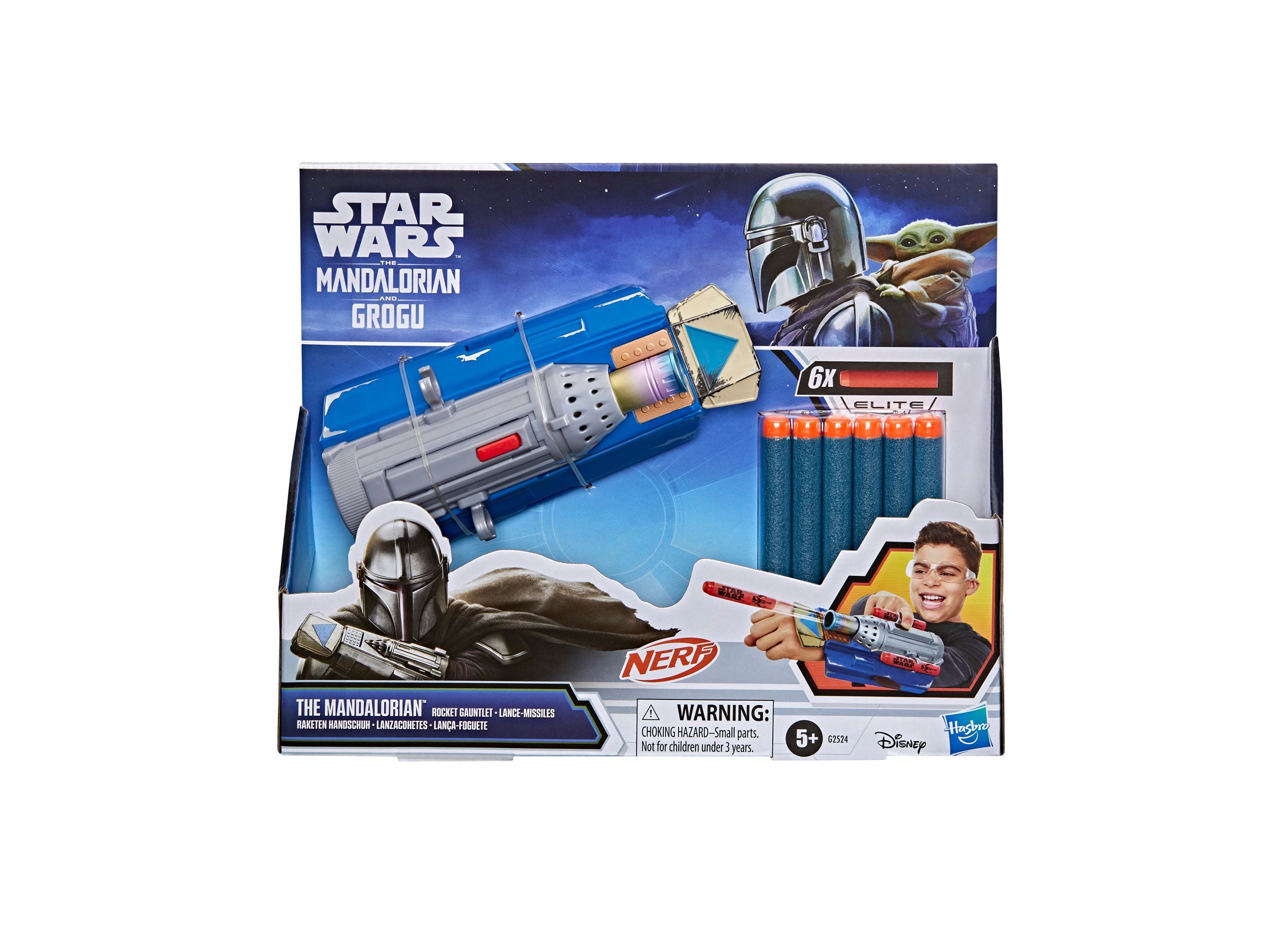 Nerf Star Wars The Mandalorian Rocket Gauntlet With 6 Darts Ages 5