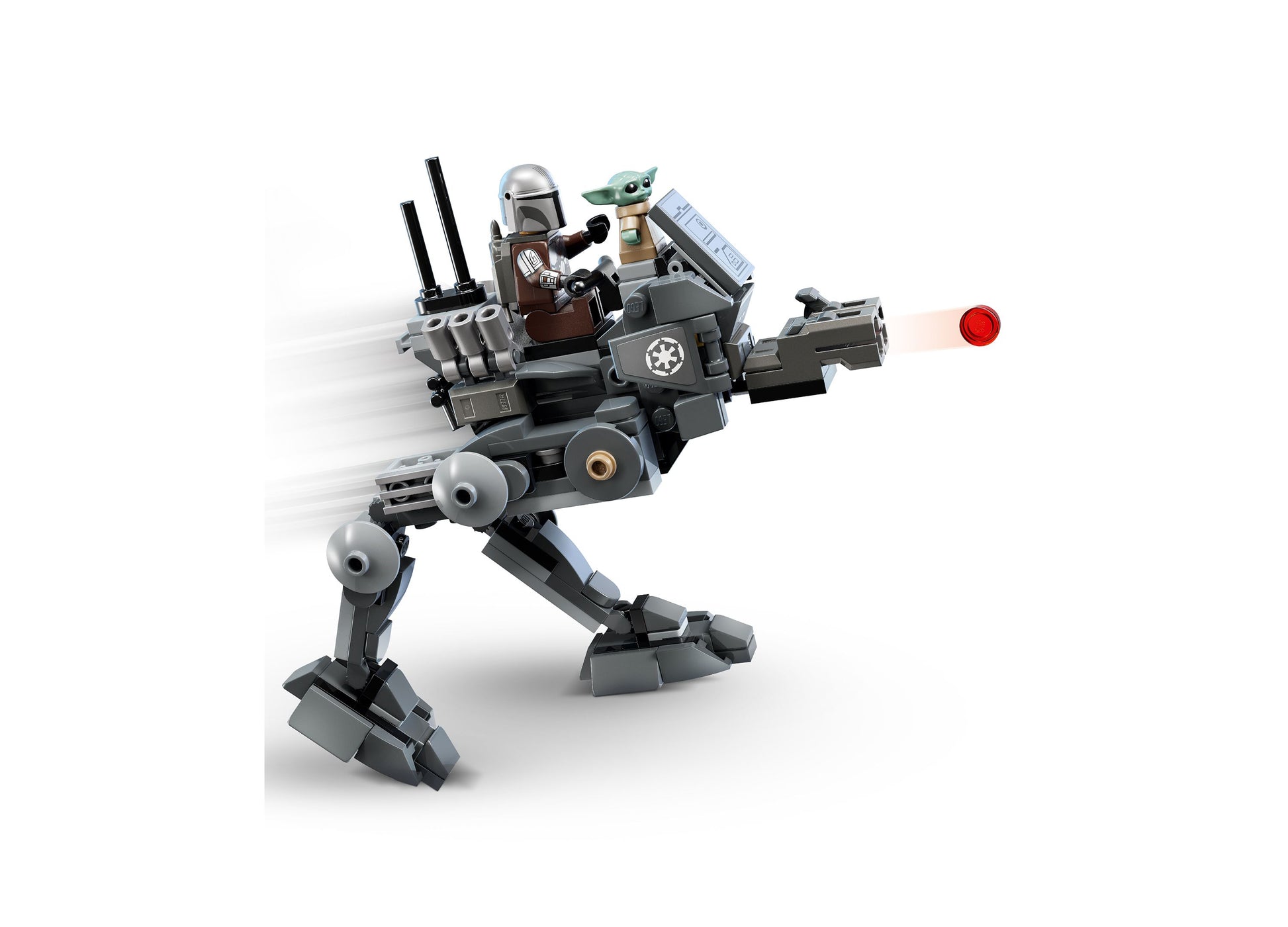 LEGO Star Wars AT-RT Attack 75444 building toy with minifigures and red projectile