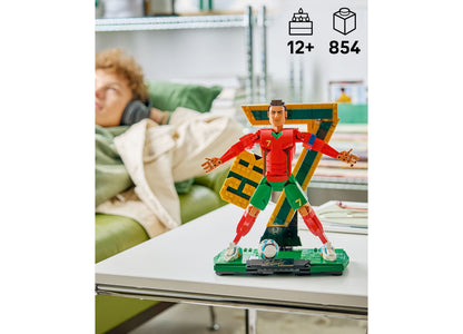 LEGO Cristiano Ronaldo 43016 soccer figure in red, green and yellow with poseable joints