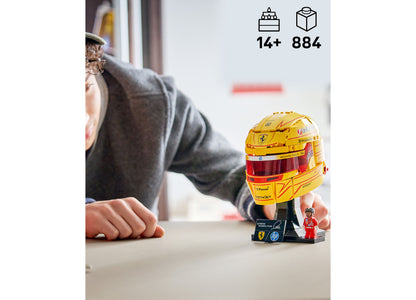 LEGO Scuderia Ferrari HP Lewis Hamilton Helmet 43022 yellow and red racing helmet set